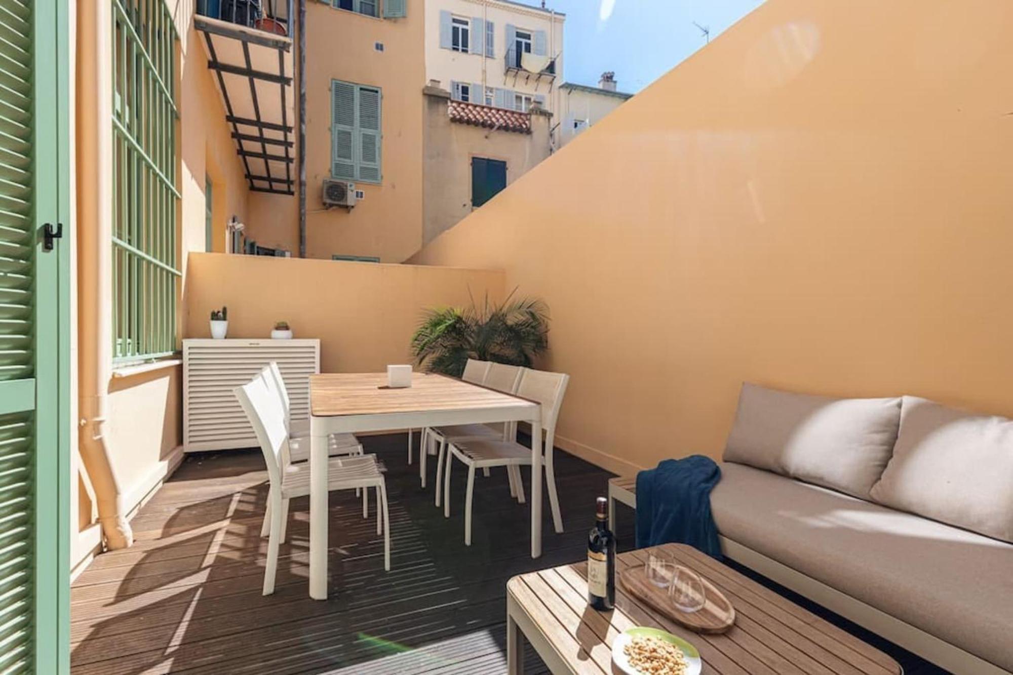 니스 Gubernatis - Beautiful Duplex With Terrace 아파트 외부 사진
