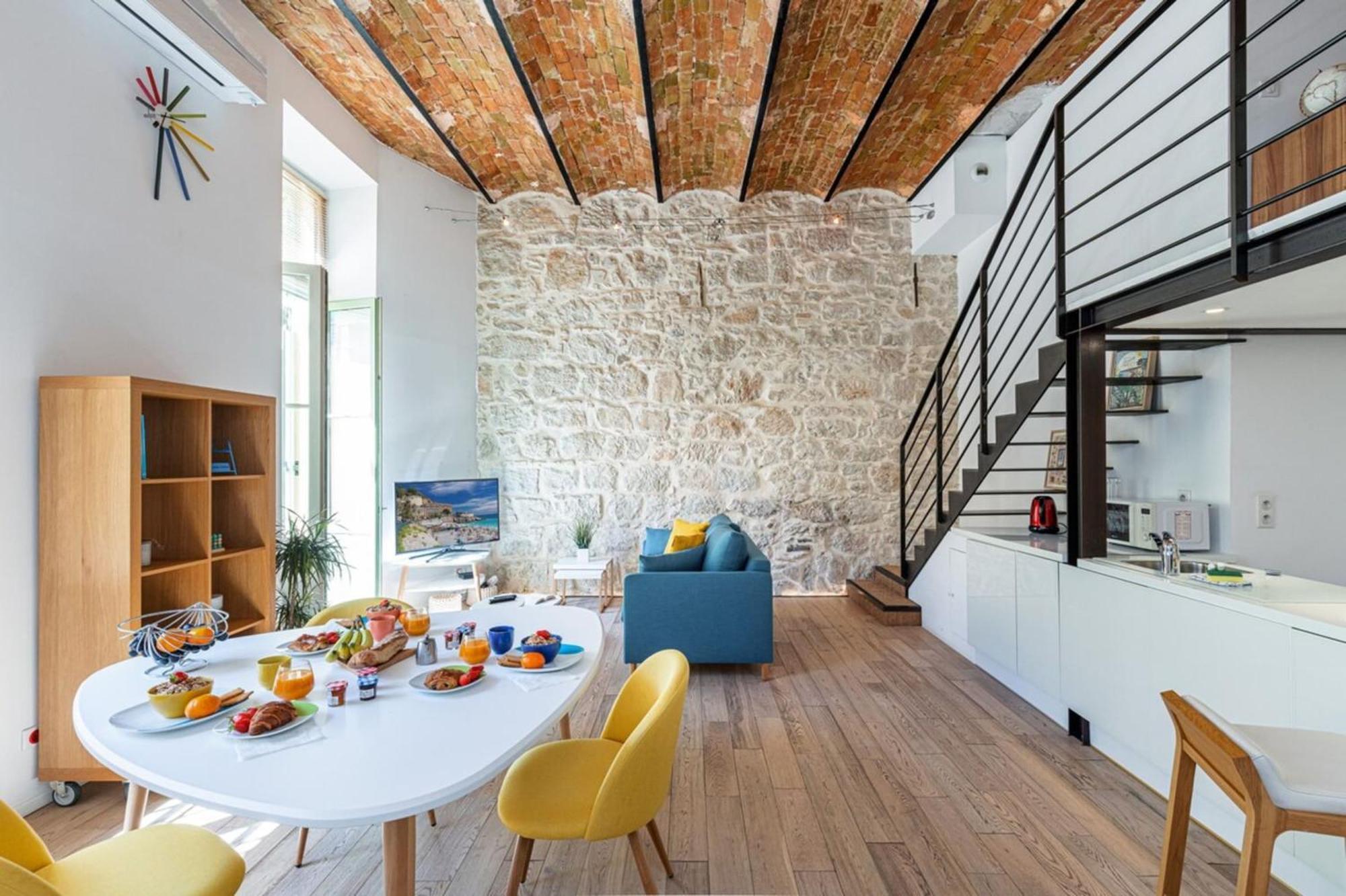 니스 Gubernatis - Beautiful Duplex With Terrace 아파트 외부 사진
