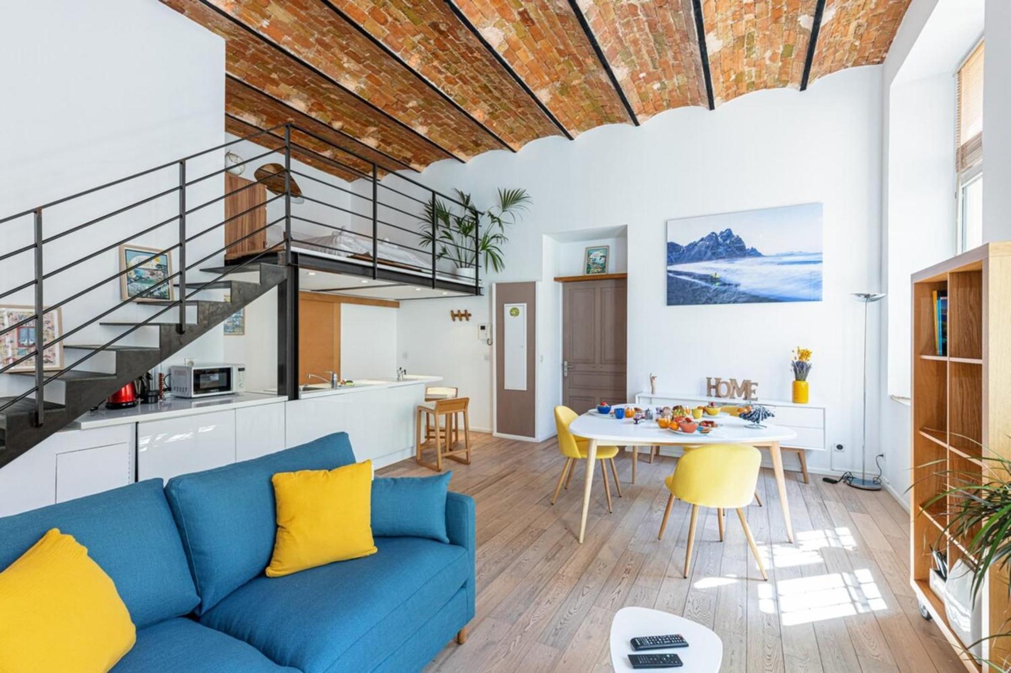 니스 Gubernatis - Beautiful Duplex With Terrace 아파트 외부 사진