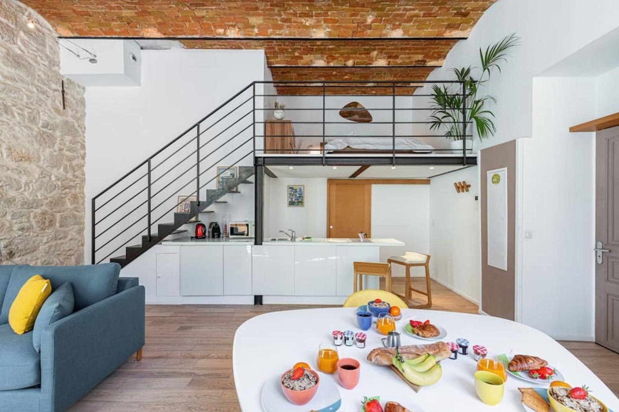 니스 Gubernatis - Beautiful Duplex With Terrace 아파트 외부 사진